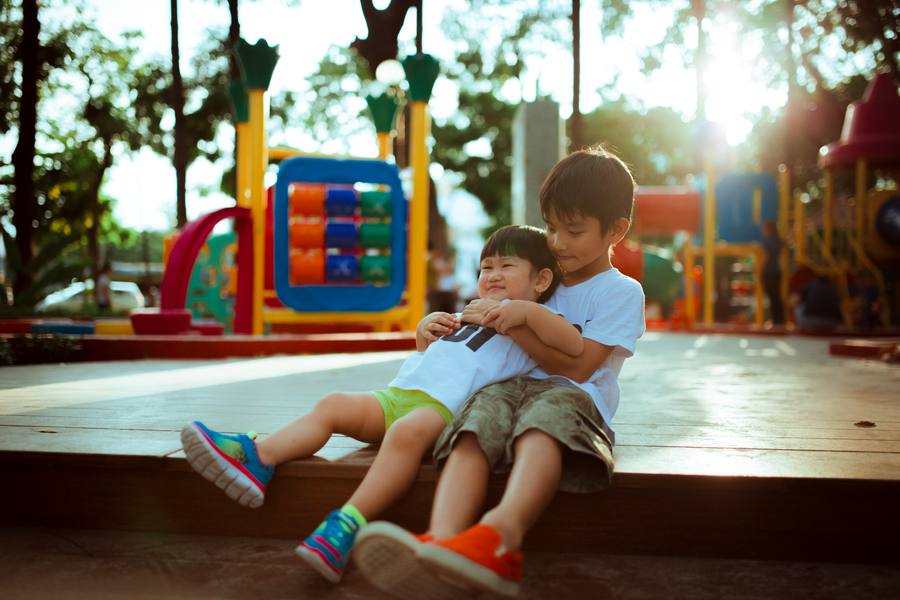 Children at playground